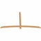 Ekena Millwork Bellingham Timber Gable Bracket, Western Red Cedar, 84"W x 49"H x 1 1/2"D x 3 1/2"F, 14/12 Pitch GBW084X49X0204BEL00SWR - alternate 2